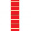 Zebra Z-Perform 1000T ROUGE - 51mmx25mm - Etiquette velin