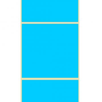 FSM - Zebra Z-Perform 1000D BLEUE - 102mmx102mm - Etiquette thermique &eacute;conomique