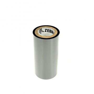 Echantillon Zebra Résine Image Lock - 83mmx74m - Ruban noir